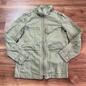 Madewell Utility Jacket in Olive Green